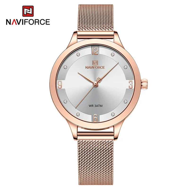 Mesh Steel Band Women Watches Youthful Simple Quartz Female Wristwatch 3ATM Waterproof Business Bracelets Montre Femme