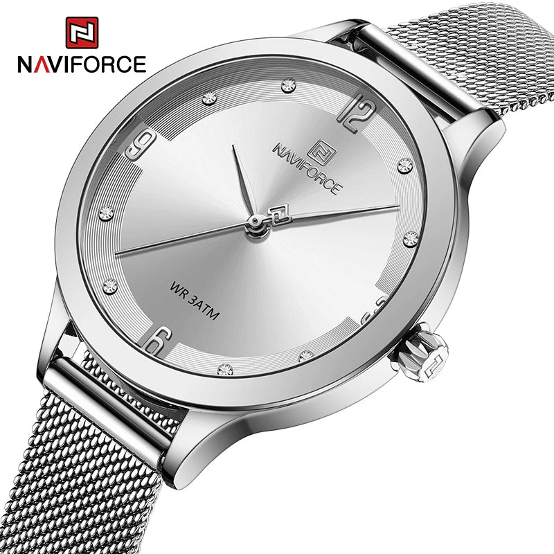 Mesh Steel Band Women Watches Youthful Simple Quartz Female Wristwatch 3ATM Waterproof Business Bracelets Montre Femme